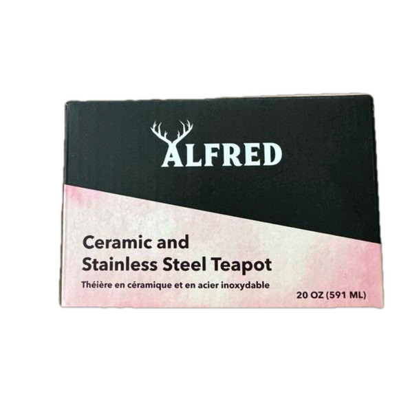 Alfred Ceramic Stainless Steel Tea Kettle - Picture 1 of 9